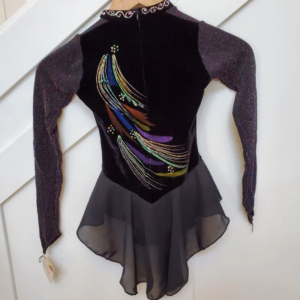 Girls Figure Skating competition Dance Dress Costume